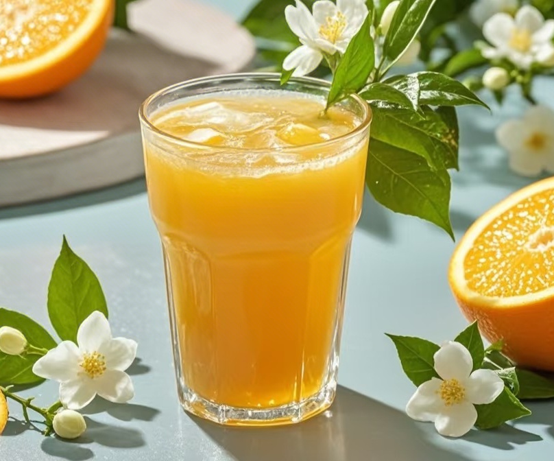 橙子水果茶