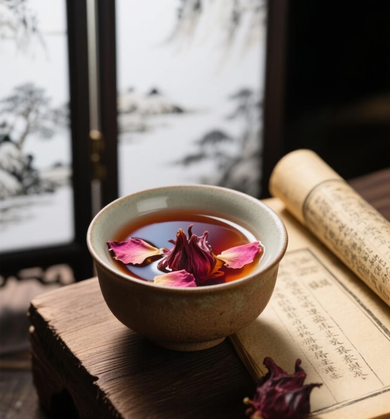玫瑰花茶